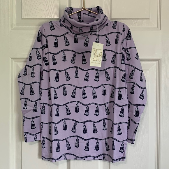 The Beaufort Bonnet Company Other - The Beaufort Bonnet Company Miss Todd Tassel Turtleneck Long Sleeve Shirt Girls